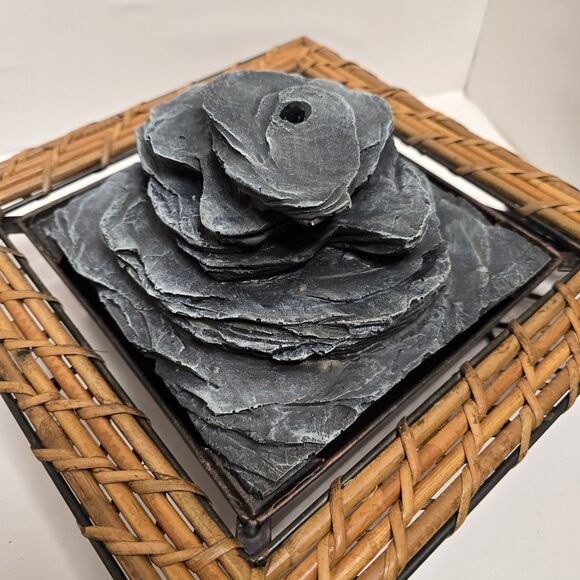 Pier 1 Imports Lombok Fountain Indoor Tabletop Water Feature Serene Relaxing - Picture 3 of 13